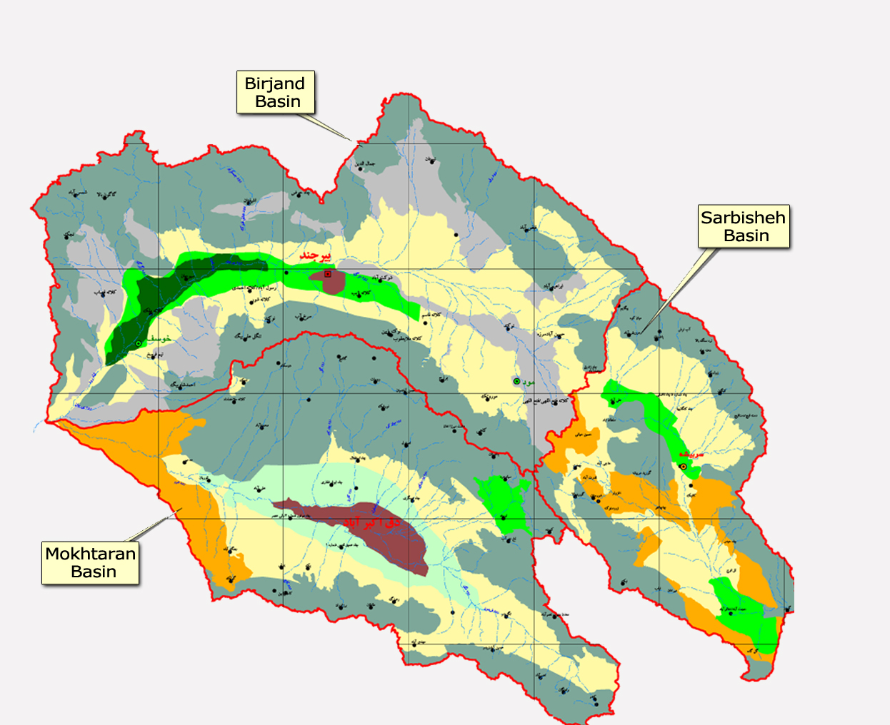 Evaluation of Birjand, Sarbisheh and Mokhtaran plains Environmental Potentials